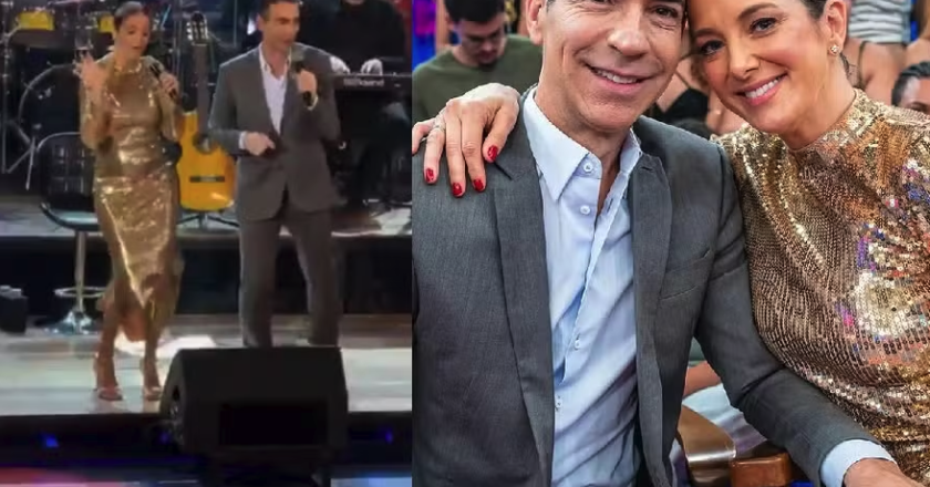Ticiane Pinheiro e César Tralli cantam juntos no ‘Altas Horas’: “Foi demais!”