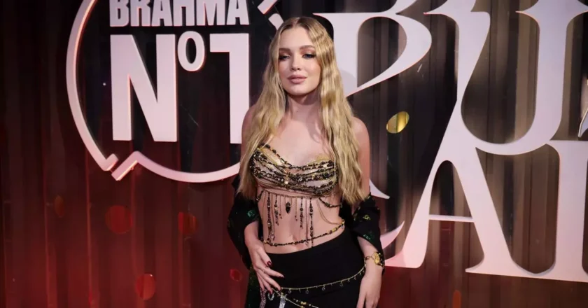 Pietra Quintela celebra uma noite memorável no Desfile das Campeãs da Sapucaí