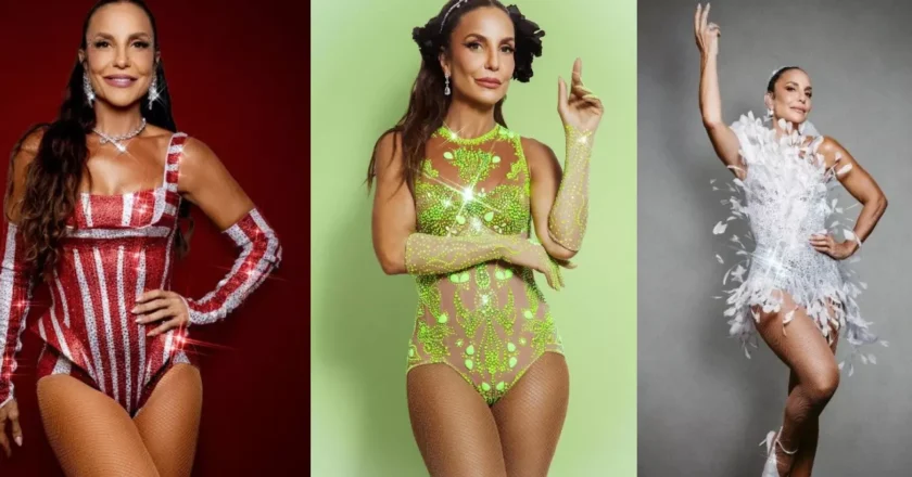 Ivete Sangalo brilha com looks exclusivos Swarovski no Carnaval de 2026.