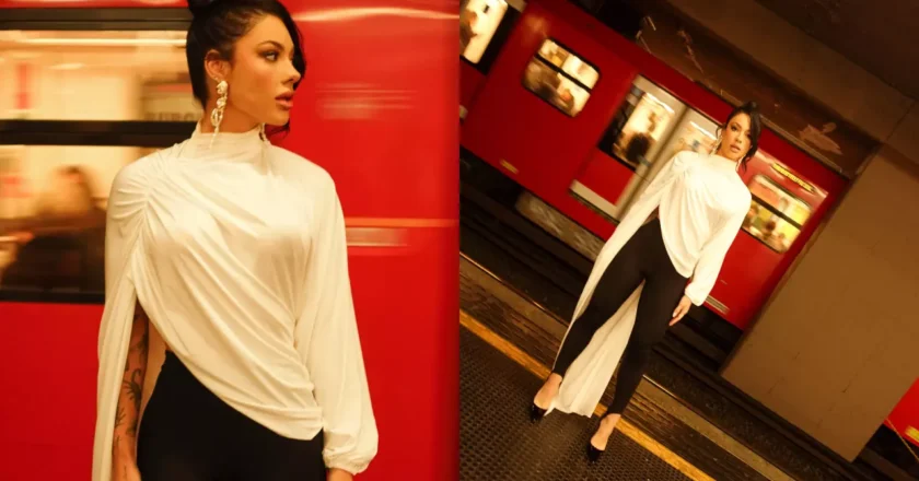 Rayane Figliuzzi brilha nos palcos da moda global