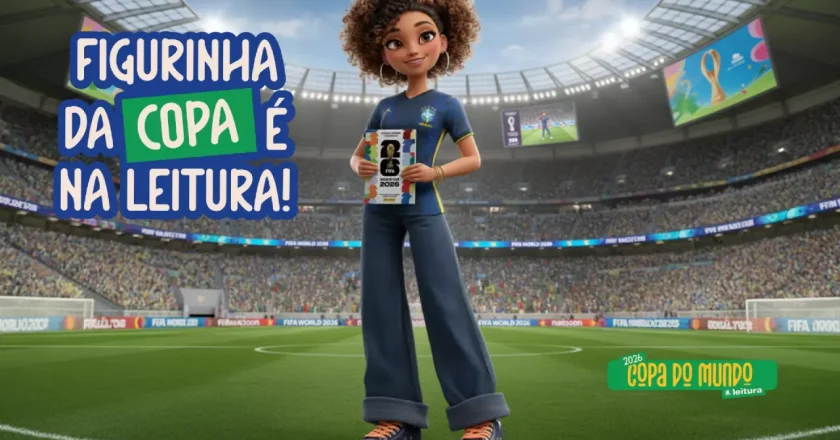 Livraria Leitura promove troca de figurinhas com temática da Copa em uma nova experiência interativa