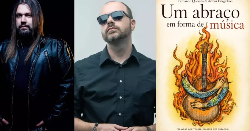 Fernando Quesada e Arthur Fitzgibbon apresentam uma inovadora fusão de literatura, música e arte visual em um projeto imersivo.
