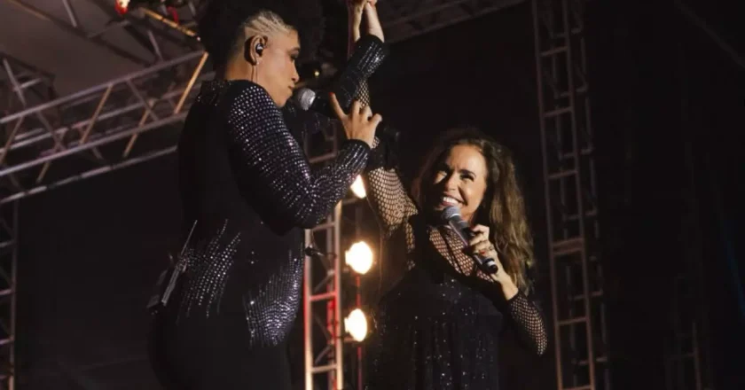 Marah celebra sonho realizado ao se encontrar com Daniela Mercury