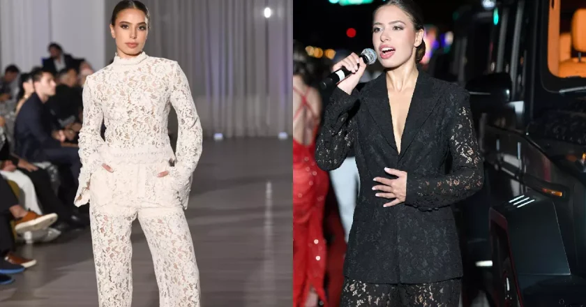 Emilia Pedersen dá início a evento em Miami com emocionante performance do hino nacional